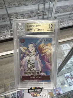 Nefeltari Vivi (OP-03 Pre-Release Tournament) [Winner] ST01-009 One Piece BGS 10 - Image 1