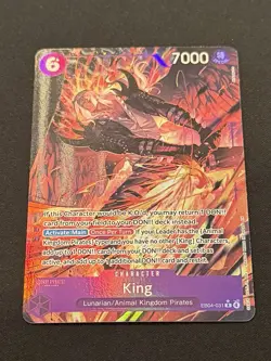 King Alternate Art Foil EB04-031 The Azure Sea's Seven One Piece NM - Image 2