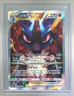 Lucario VSTAR 2019 Pokemon Sword & Shield Black Star Promo #SWSH291 - Image 1