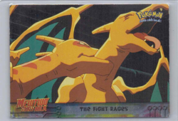 1999 Topps Pokemon Movie Mewtwo Strikes Back The Fight Rages #35 Movie Edition - Image 1