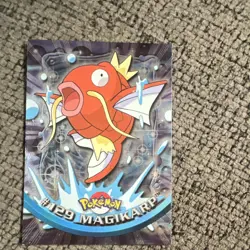 Topps Pokemon Trading Card Series 1 1999 #129 Magikarp Non-Sport Sticker Card - Image 1