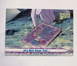 Topps Pokemon the Movie 2000 #70 It's Not Over Yet.. Non Holo blue logo - Image 1