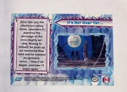 Topps Pokemon the Movie 2000 #70 It's Not Over Yet.. Non Holo blue logo - Image 2