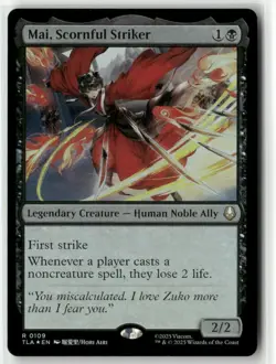 MTG Mai, Scornful Striker 0109 Foil Avatar TLA NM - Image 1
