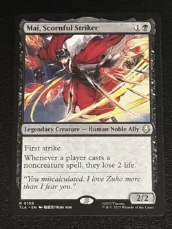 MTG Avatar: The Last Airbender Mai, Scornful Striker 0109 NM Rare - Image 1