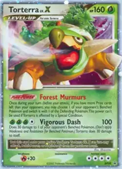 Torterra LV.X - DP09 - Pokemon Diamond & Pearl Promo Ultra Rare Card LP - Image 1