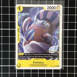 Kumacy OP14-102 One Piece Card Game Op14 Pre-Release Gold Stamp - Image 1