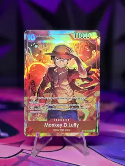 Monkey.D.Luffy Treasure Booster Set ST10-006 the Three Captains Single Card - Image 3