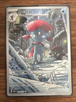 POKEMON TCG Ascended Heroes WEAVILE IR Illustration Rare Card 228/217 ENGLISH - Image 4