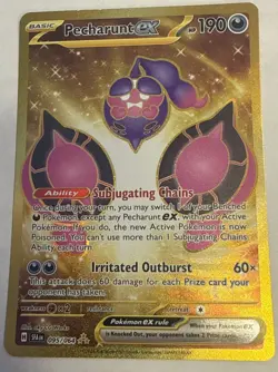 Pecharunt EX 095/064 shrouded fable pokemon raw card nm or better poke rare - Image 1