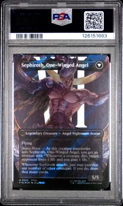 2025 #0527 SEPHIROTH, FABLED SOLDIER/SEPHIROTH, ONE-WINGED ANGEL PSA 10 - Image 2