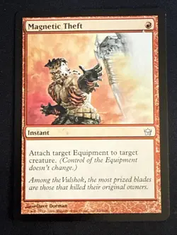 1x Magnetic Theft (74) Fifth Dawn LP MTG Magic the Gathering x1 MKE - Image 1