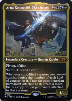 Arna Kennerud, Skycaptain (Foil Etched) Foil M Modern Horizons 3 485 NM - Image 1