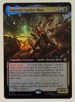 Superior Spider-Man Extended Art Foil - Marvel's Spider-Man MTG - Image 1