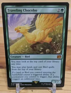 Traveling Chocobo Final Fantasy Mtg Rare Magic The Gathering - Image 1
