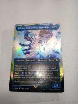 Rikku, Resourceful Guardian - Chocobo Track Foil Borderless Final Fantasy MTG NM - Image 1