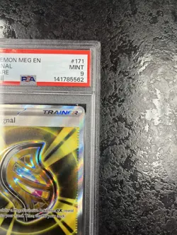 2025 POKEMON MEG EN MEGA SIGNAL ULTRA RARE #171 💎 PSA 9 - Image 2