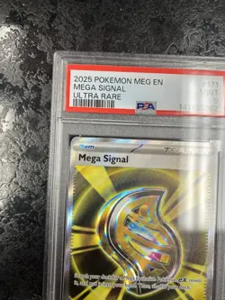 2025 POKEMON MEG EN MEGA SIGNAL ULTRA RARE #171 💎 PSA 9 - Image 3