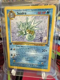 Pokemon TCG Seadra Fossil, 1st Edition Uncommon Never Played, Near Mint! - Image 1