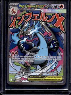 2025 Pokemon Black Star Promos Mega Charizard X ex #023 - Image 1