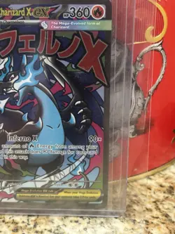 Pokemon Mega Charizard X ex 023 Me: Mega Evolution Black Star Promo Holo MEP Eng - Image 5