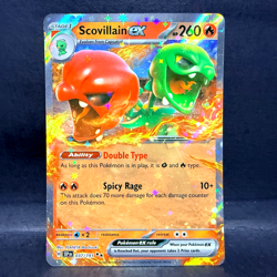 2024 POKEMON SURGING SPARKS SCOVILLAIN EX 037/191 DOUBLE RARE - Image 1