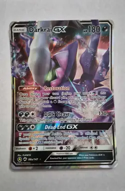 Darkrai GX Jumbo Oversize Promo Card 88a/147 Burning Shadows Pokemon TCG 2018 - Image 1