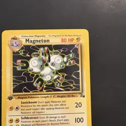 Pokemon Vintage 1st Edition Non-Holo Rare Magneton 26/62 Fossil Wotc 1999 - Image 3