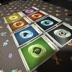 Complete Pokemon Cosmo Holo Energy Set - All 8 Basic Types - NM/M Condition - Image 2
