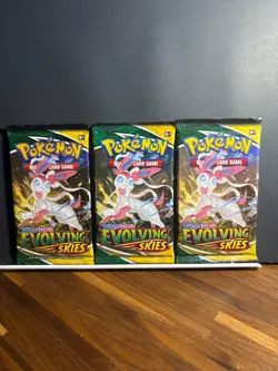 Pokemon - Three (3) Evolving Skies Booster Packs Random Art - Image 4