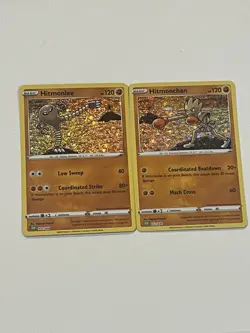 Hitmonlee 011 + Hitmonchan 012 /034 CLV - Pokemon TCG Classic Collection - NM - Image 2