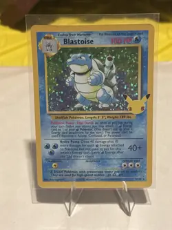 Blastoise Celebrations Classic 2/102 Holo Pokemon 25th Anniversary MINT CONTENDS - Image 1