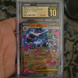 Pokemon Mega Charizard X ex 013/080 M2: Inferno X EX Holo Japanese CGC 10 - Image 1