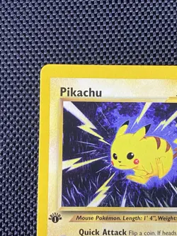 1st Edition Pikachu 🔥 #70/111 Pokemon Neo Genesis MP/LP - Image 2