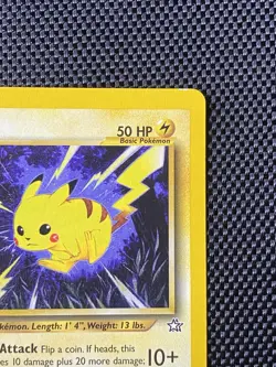 1st Edition Pikachu 🔥 #70/111 Pokemon Neo Genesis MP/LP - Image 3