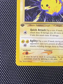 1st Edition Pikachu 🔥 #70/111 Pokemon Neo Genesis MP/LP - Image 5