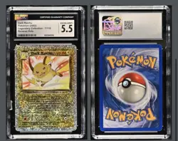 2002 Pokemon Legendary Collection Dark Raichu Reverse Holo CGC 5.5 - Image 1