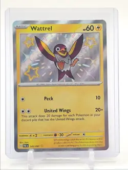 WATTREL 2024 POKEMON PALDEAN FATES SHINY RARE HOLO 145/091 Q3687 - Image 1