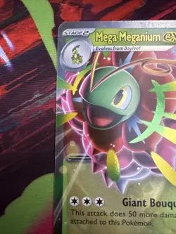 Pokemon MEGA MEGANIUM EX 010/217 - Ascended Heroes - ULTRA RARE HOLO - MINT - Image 2