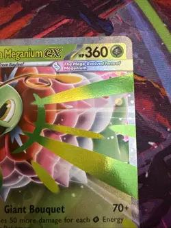 Pokemon MEGA MEGANIUM EX 010/217 - Ascended Heroes - ULTRA RARE HOLO - MINT - Image 3