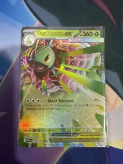 Pokemon Ascended Heroes TCG Mega Meganium EX 010/217 Mega Evo Holo Grass 360HP - Image 1