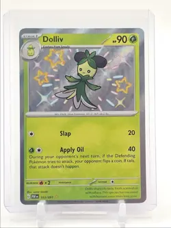 DOLLIV 2024 POKEMON PALDEAN FATES SHINY RARE HOLO 103/091 Q3687 - Image 1