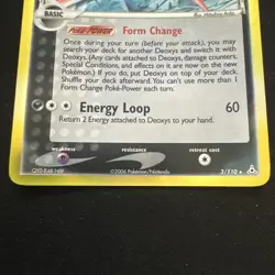Pokemon TCG Holographic Deoxys (Attack) EX Holon Phantoms 3/110 Holo Rare - Image 3