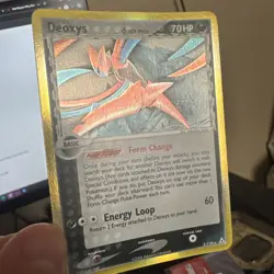 Pokemon TCG Holographic Deoxys (Attack) EX Holon Phantoms 3/110 Holo Rare - Image 4
