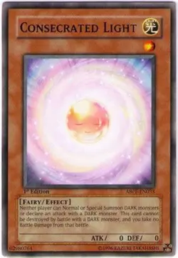 Consecrated Light Yu-Gi-Oh! ABPF-EN033 1st Common - Image 1