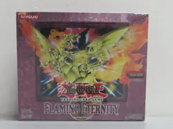 2005 Yu-Gi-Oh! Flaming Eternity 1st Edition Factory Sealed Booster Box - Image 1