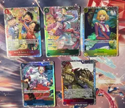 One Piece Cards Bulk Lot Of 200+ English Version- OP13 ONLY (C+UC+L+SR+ R+DON) - Image 2