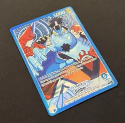 Jinbe OP14-040 Leader Alternate Art Azure Sea's Seven One Piece Card English NM - Image 4