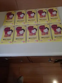 One Piece OP-07 5000 Years In The Future Sleeved Booster Packs Sealed Lot Of 10 - Image 1