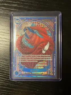 One Piece TCG Buggy Op09-51 Gold SP Version Alt Art Near Mint - Image 3